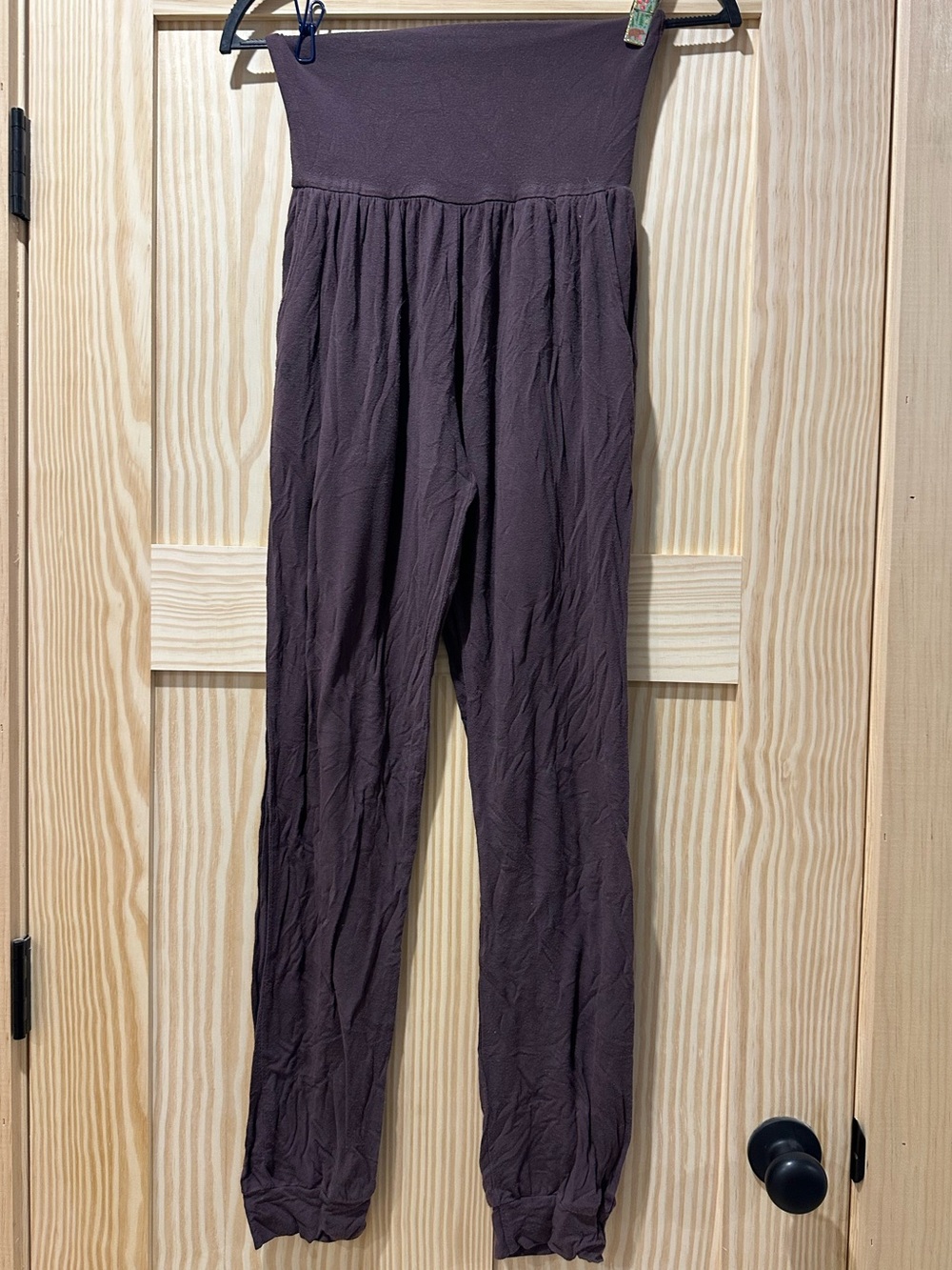 Slightly Buddha Women’s High-Waist Purple Lounge / yoga Pants